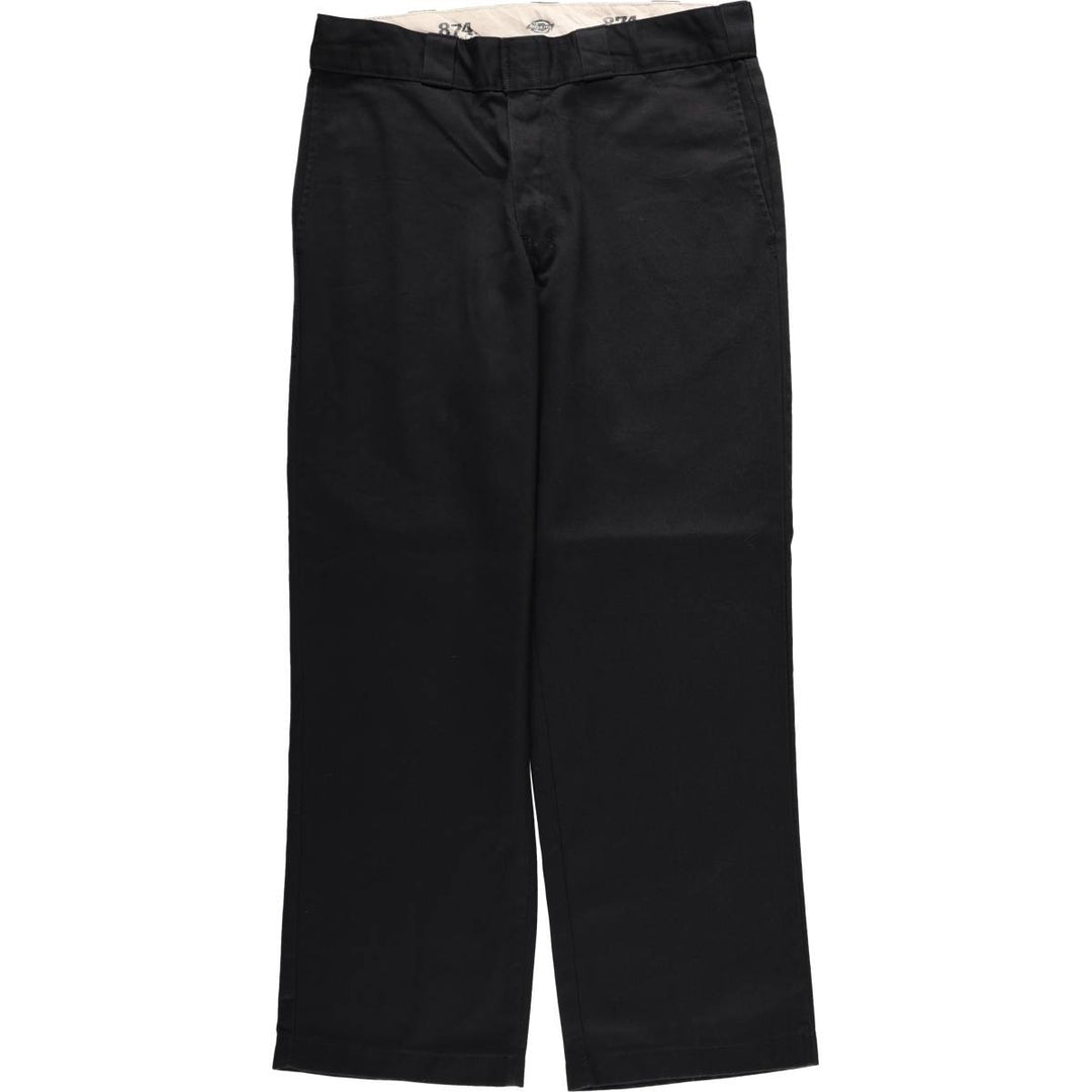 Dickies 874 Original Fit Work Pants, Men's, Size W33 polyester black type Vintage Second Hand