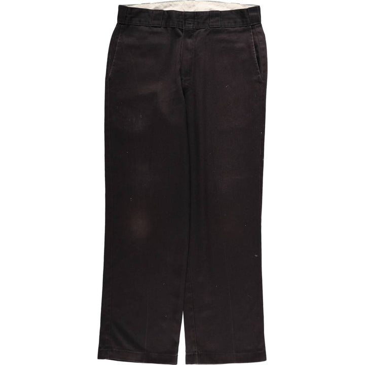 Dickies Work Pants Men's W33 unclear black type Vintage Second Hand