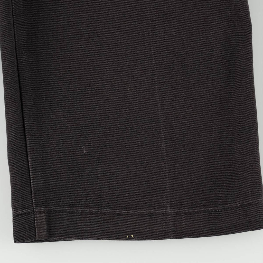 Dickies Work Pants Men's W33 unclear black type Vintage Second Hand