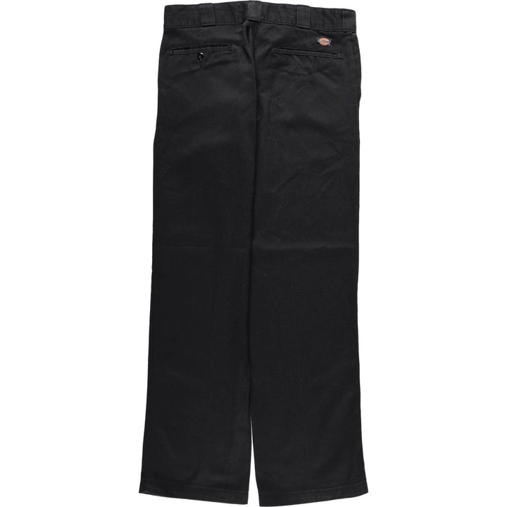Dickies 874 FLEX ORIGINAL FIT Work Pants, Men's, Size 34 (approx.) polyester black type Vintage Second Hand