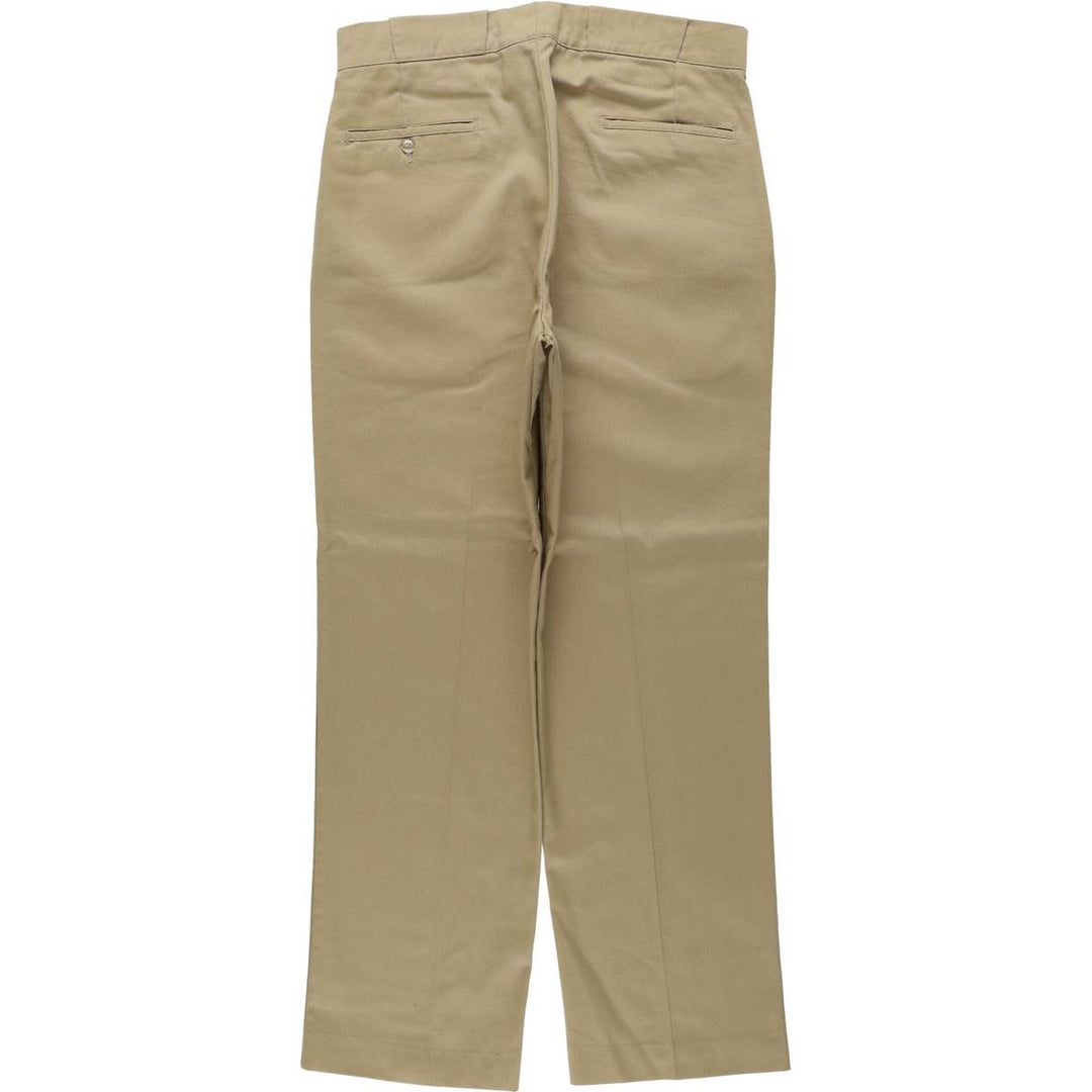 1970'S Work Pants, Made in USA, Men's Size W34 (approx.), Vintage unclear Beige type Vintage Second Hand