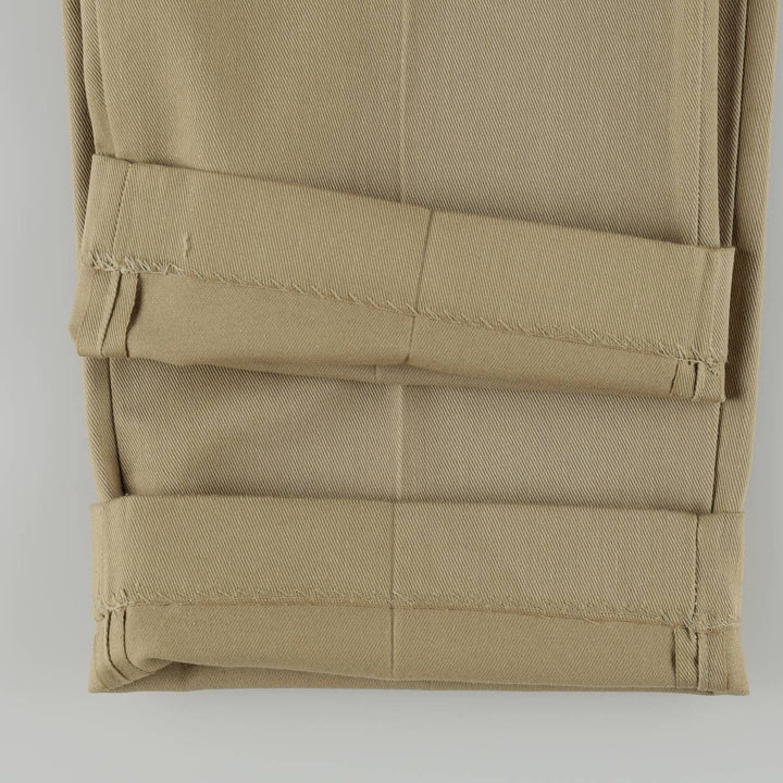 1970'S Work Pants, Made in USA, Men's Size W34 (approx.), Vintage unclear Beige type Vintage Second Hand