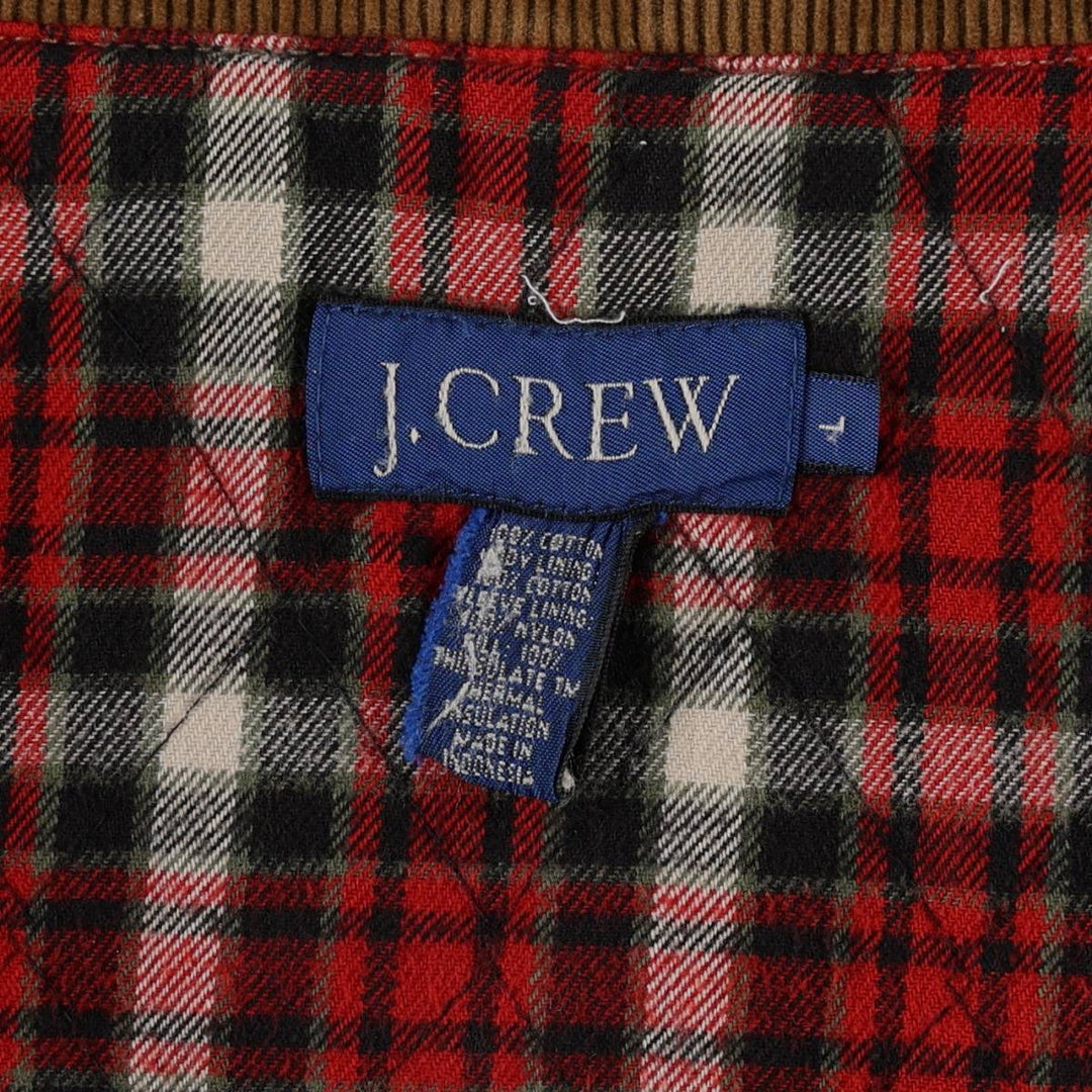 90'S J.Crew Vintage Hunting Jacket, Men's Size L cotton beige type brown Vintage Second Hand
