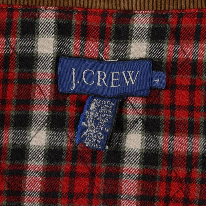 90'S J.Crew Vintage Hunting Jacket, Men's Size L cotton beige type brown Vintage Second Hand