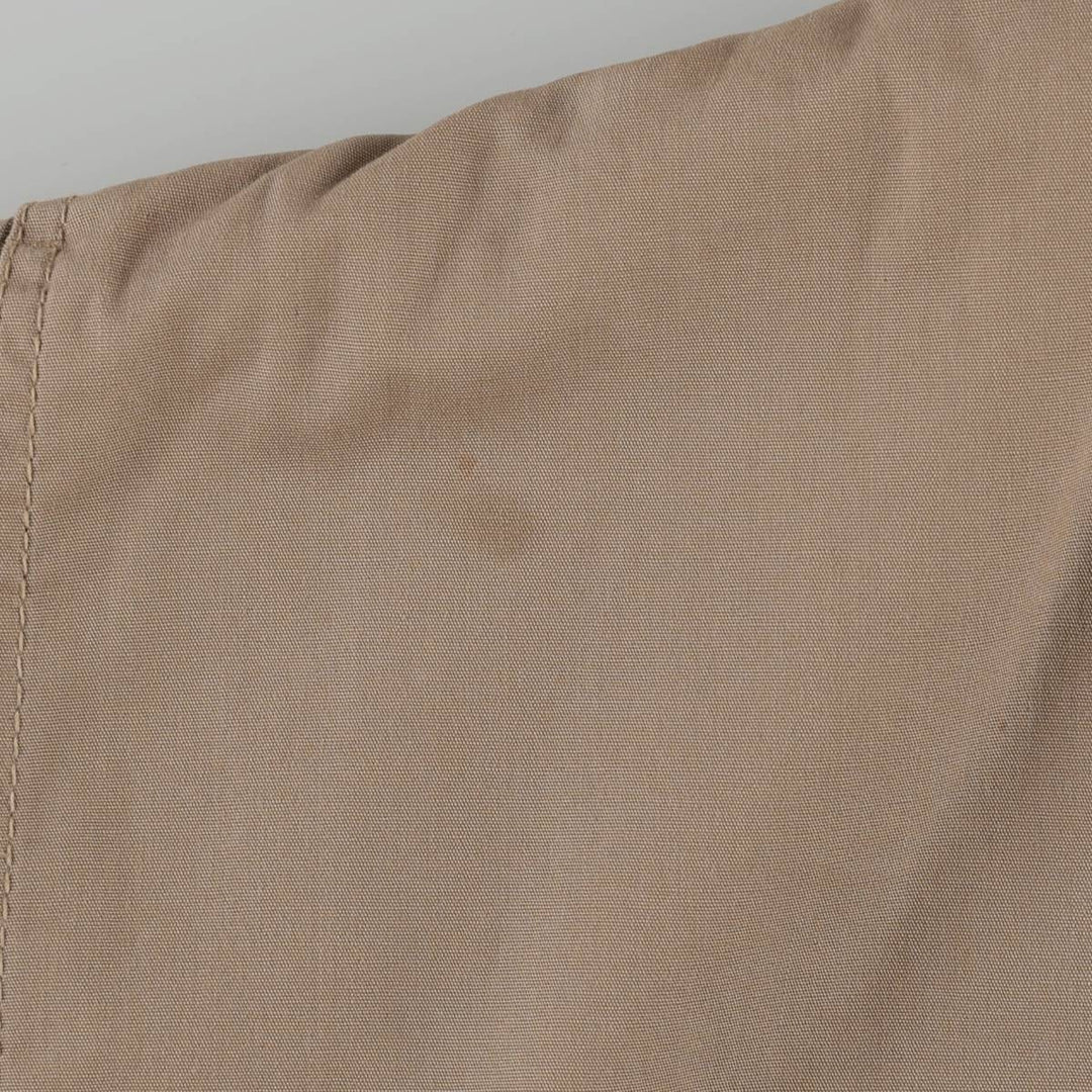 90'S J.Crew Vintage Hunting Jacket, Men's Size L cotton beige type brown Vintage Second Hand
