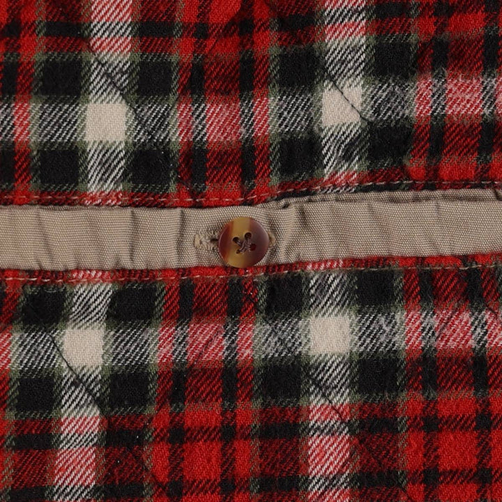 90'S J.Crew Vintage Hunting Jacket, Men's Size L cotton beige type brown Vintage Second Hand