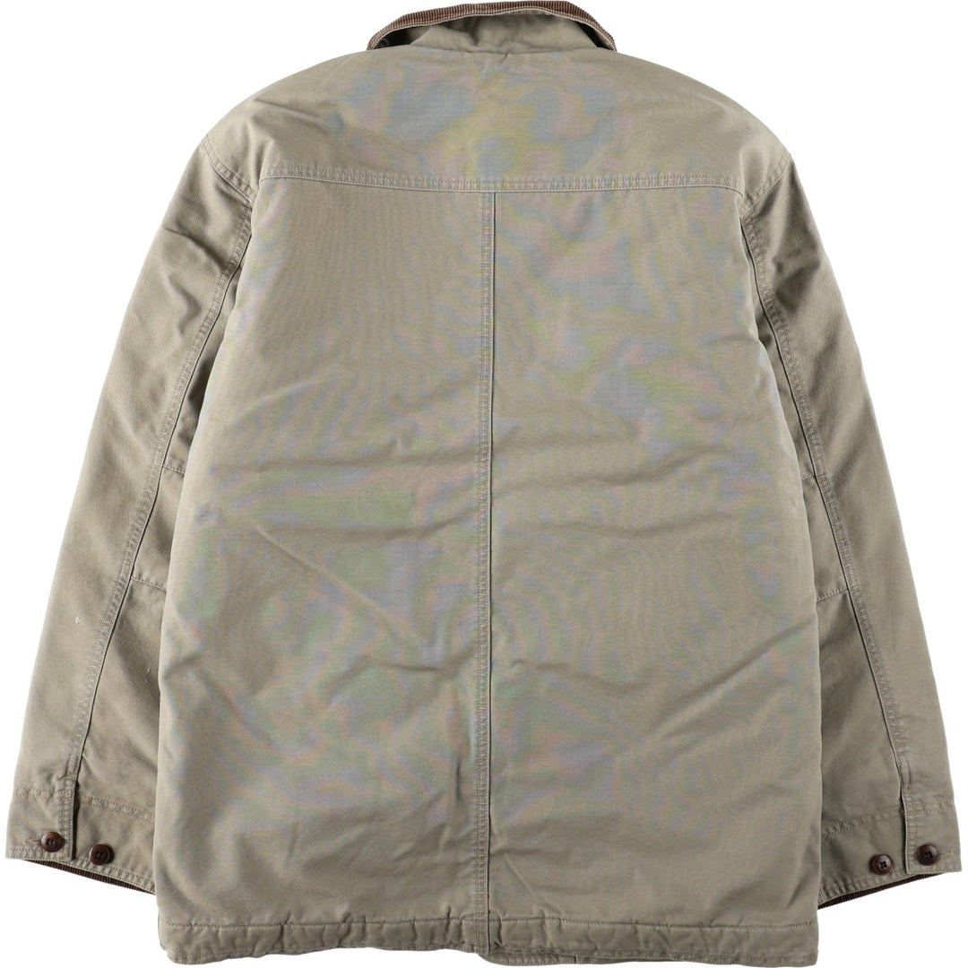 Vintage LLBean padded hunting jacket from the 90s-00s, men's size S equivalent. cotton Beige type Vintage Second Hand