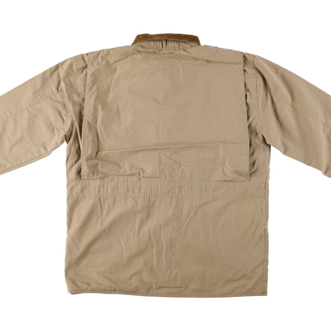 1990'S J.Crew corduroy collar hunting jacket, men's size M equivalent, vintage. cotton Beige type Vintage Second Hand