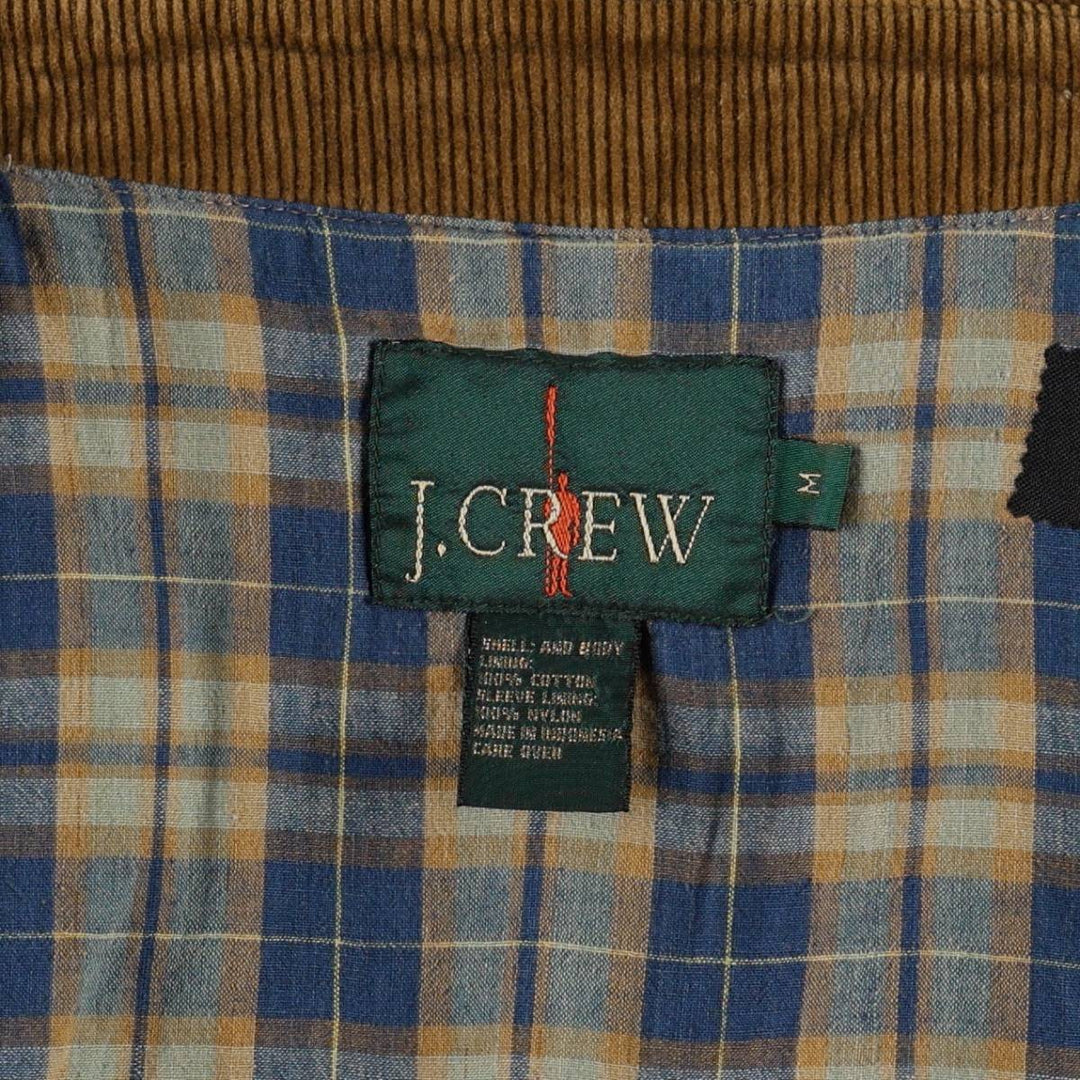 1990'S J.Crew corduroy collar hunting jacket, men's size M equivalent, vintage. cotton Beige type Vintage Second Hand