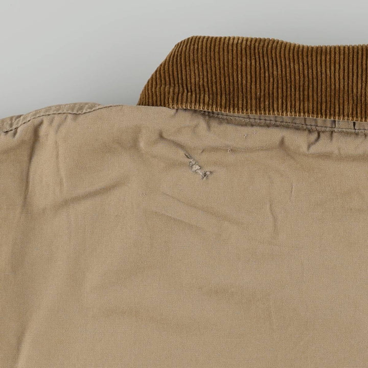 1990'S J.Crew corduroy collar hunting jacket, men's size M equivalent, vintage. cotton Beige type Vintage Second Hand
