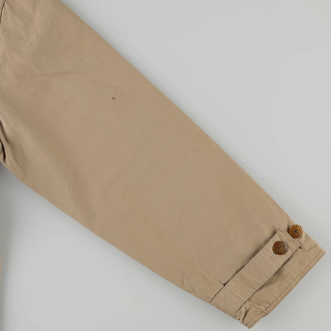 1990'S J.Crew corduroy collar hunting jacket, men's size M equivalent, vintage. cotton Beige type Vintage Second Hand