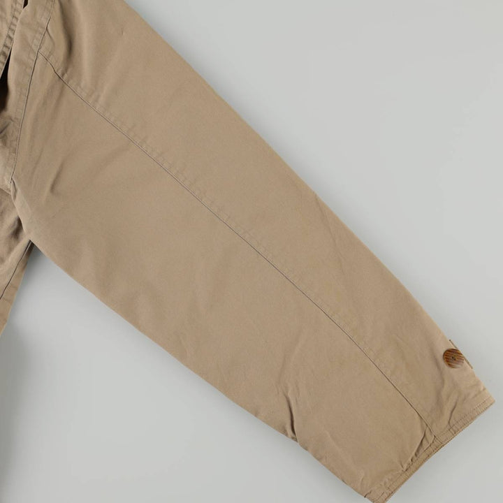1990'S J.Crew corduroy collar hunting jacket, men's size M equivalent, vintage. cotton Beige type Vintage Second Hand