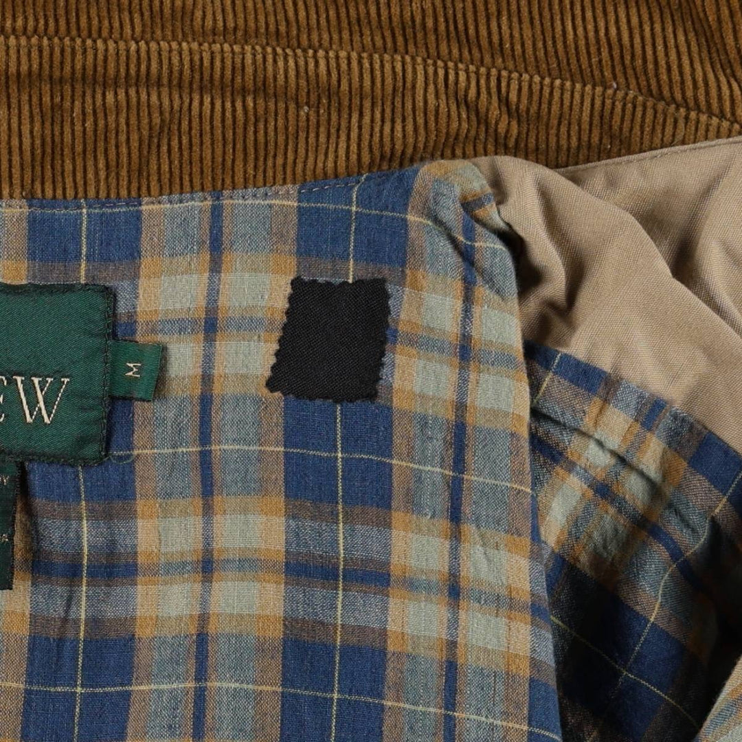 1990'S J.Crew corduroy collar hunting jacket, men's size M equivalent, vintage. cotton Beige type Vintage Second Hand