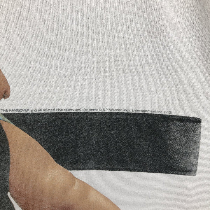 The Hangover: The Missing Groom and the Worst Hangover Ever - Movie T-Shirt (Men's Size L) cotton pink type Vintage Second Hand
