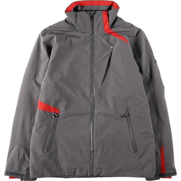 SPYDER Padded Jacket Puffer Jacket Men's Size M polyester Charcoal Vintage Second Hand