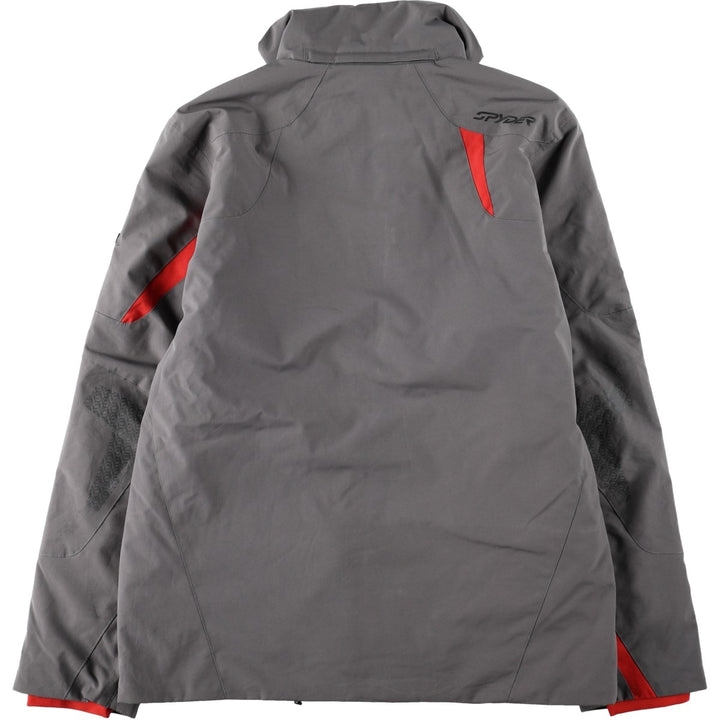 SPYDER Padded Jacket Puffer Jacket Men's Size M polyester Charcoal Vintage Second Hand