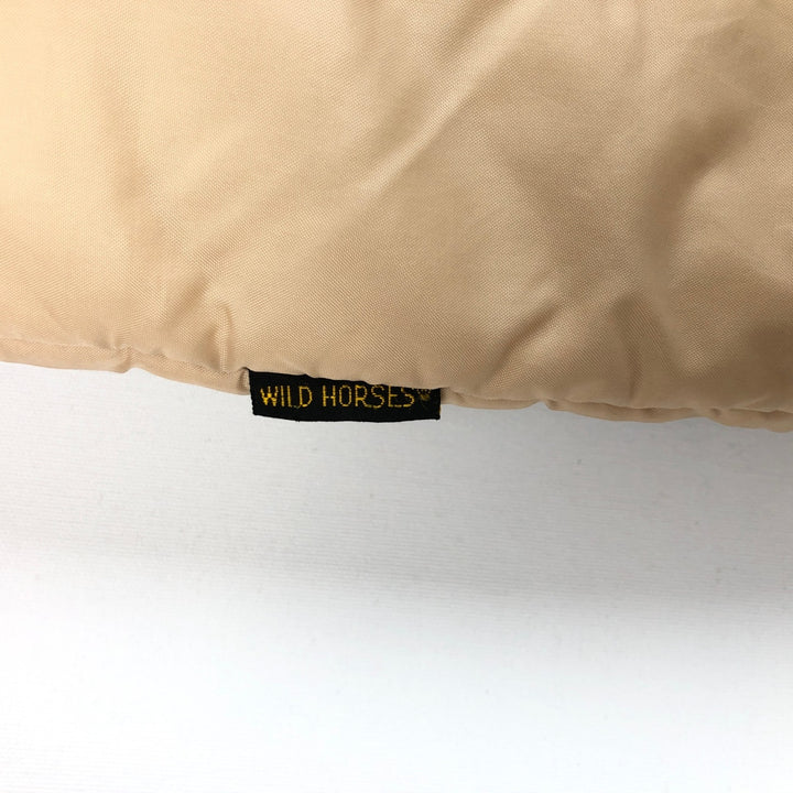 Pacific Trail Wild Horses Padded Jacket Puffer Jacket Men's Size L Nylon brown type Vintage Second Hand