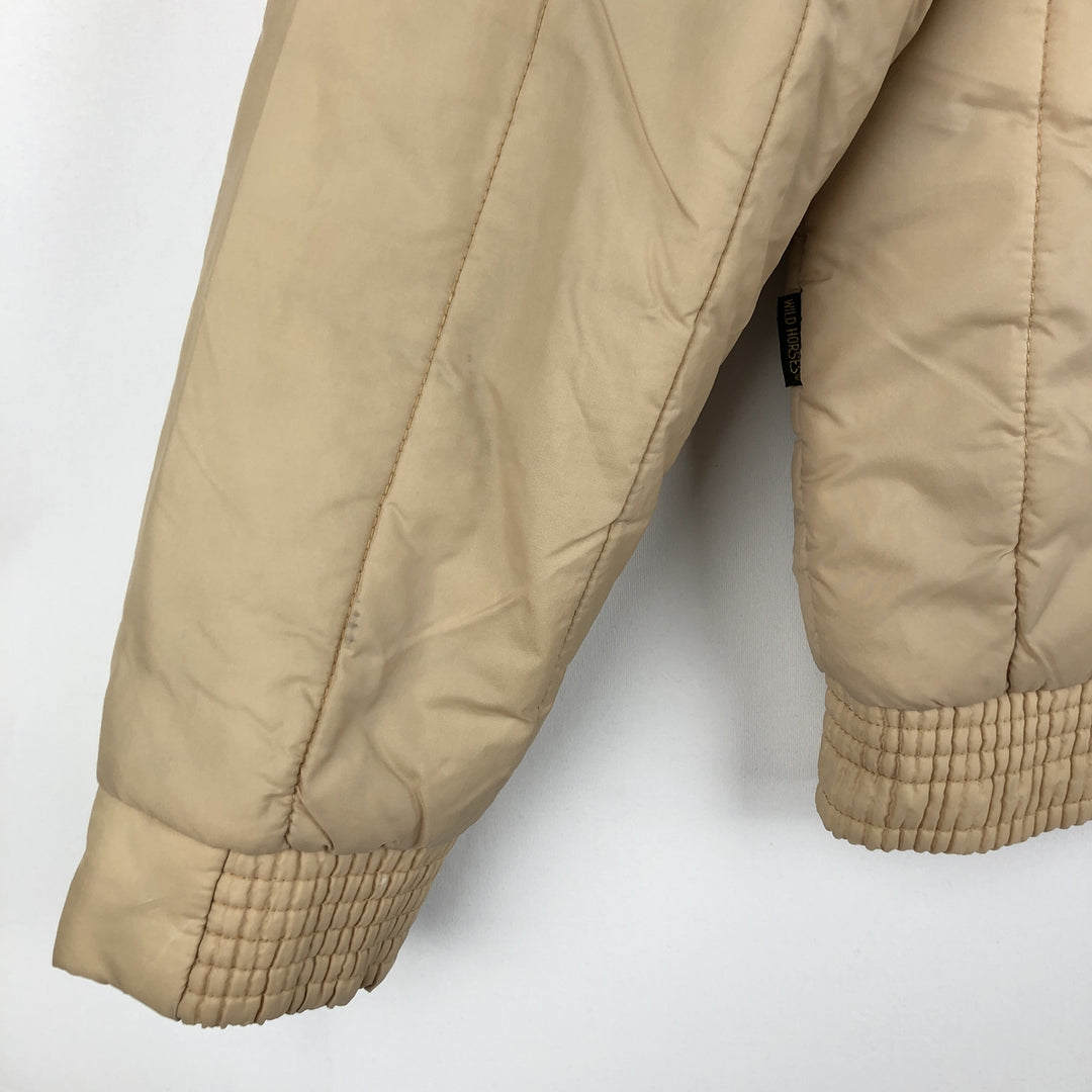 Pacific Trail Wild Horses Padded Jacket Puffer Jacket Men's Size L Nylon brown type Vintage Second Hand