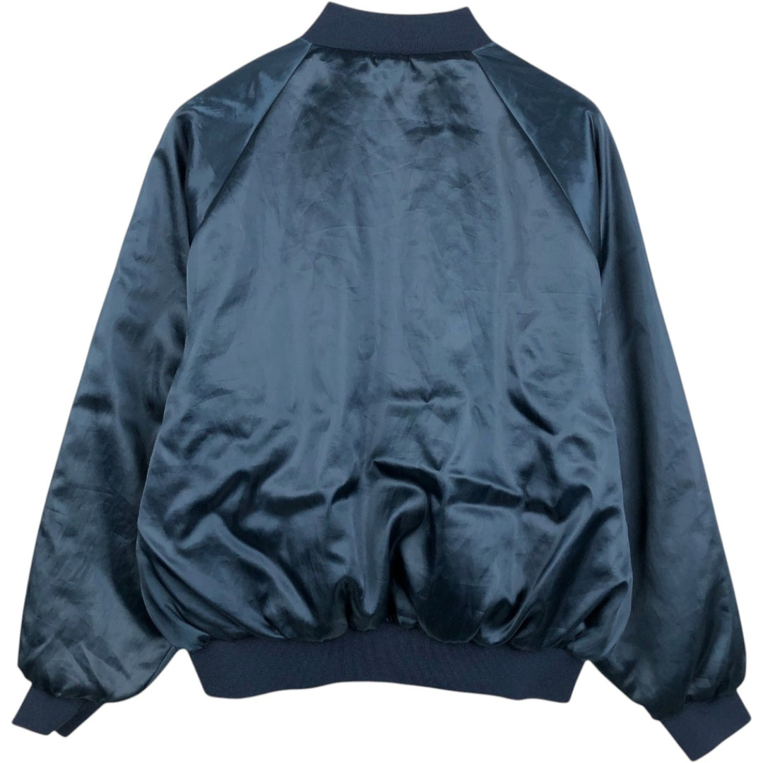King Louie Sheet Metal Workers Advertising Padded Jacket Puffer Jacket Made in USA Men's XL equivalent Vintage Nylon navy blue type Vintage Second Hand