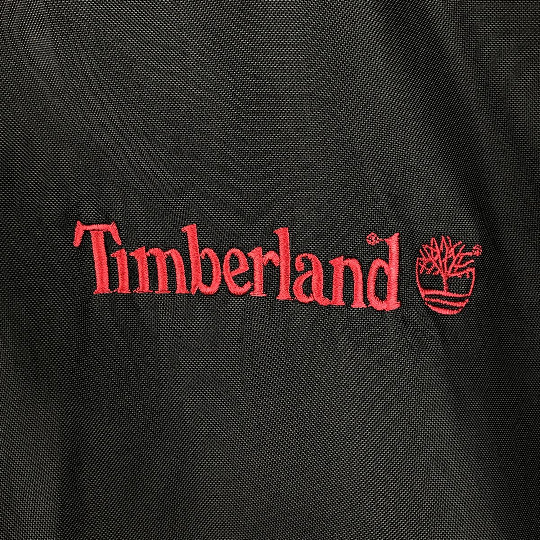 90'S Timberland Weathergear Padded Parka Puffer Jacket, Men's XL equivalent, Vintage Nylon black type Vintage Second Hand
