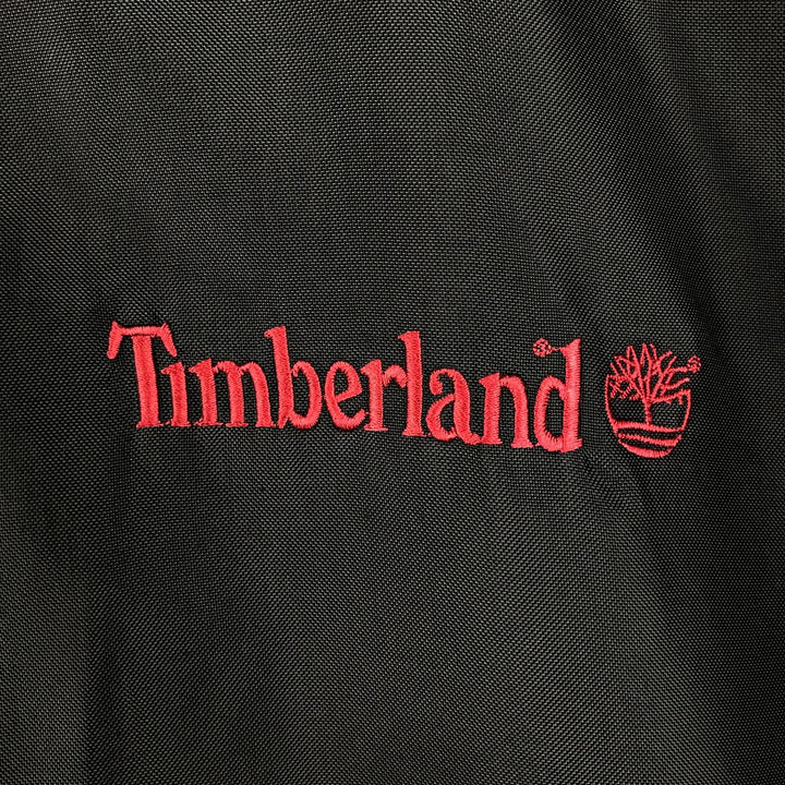 90'S Timberland Weathergear Padded Parka Puffer Jacket, Men's XL equivalent, Vintage Nylon black type Vintage Second Hand