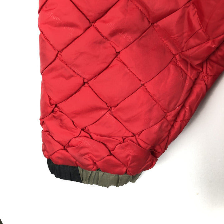 90'S Timberland Weathergear Padded Parka Puffer Jacket, Men's XL equivalent, Vintage Nylon black type Vintage Second Hand