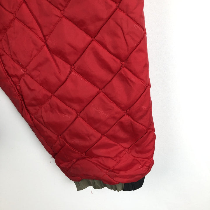 90'S Timberland Weathergear Padded Parka Puffer Jacket, Men's XL equivalent, Vintage Nylon black type Vintage Second Hand