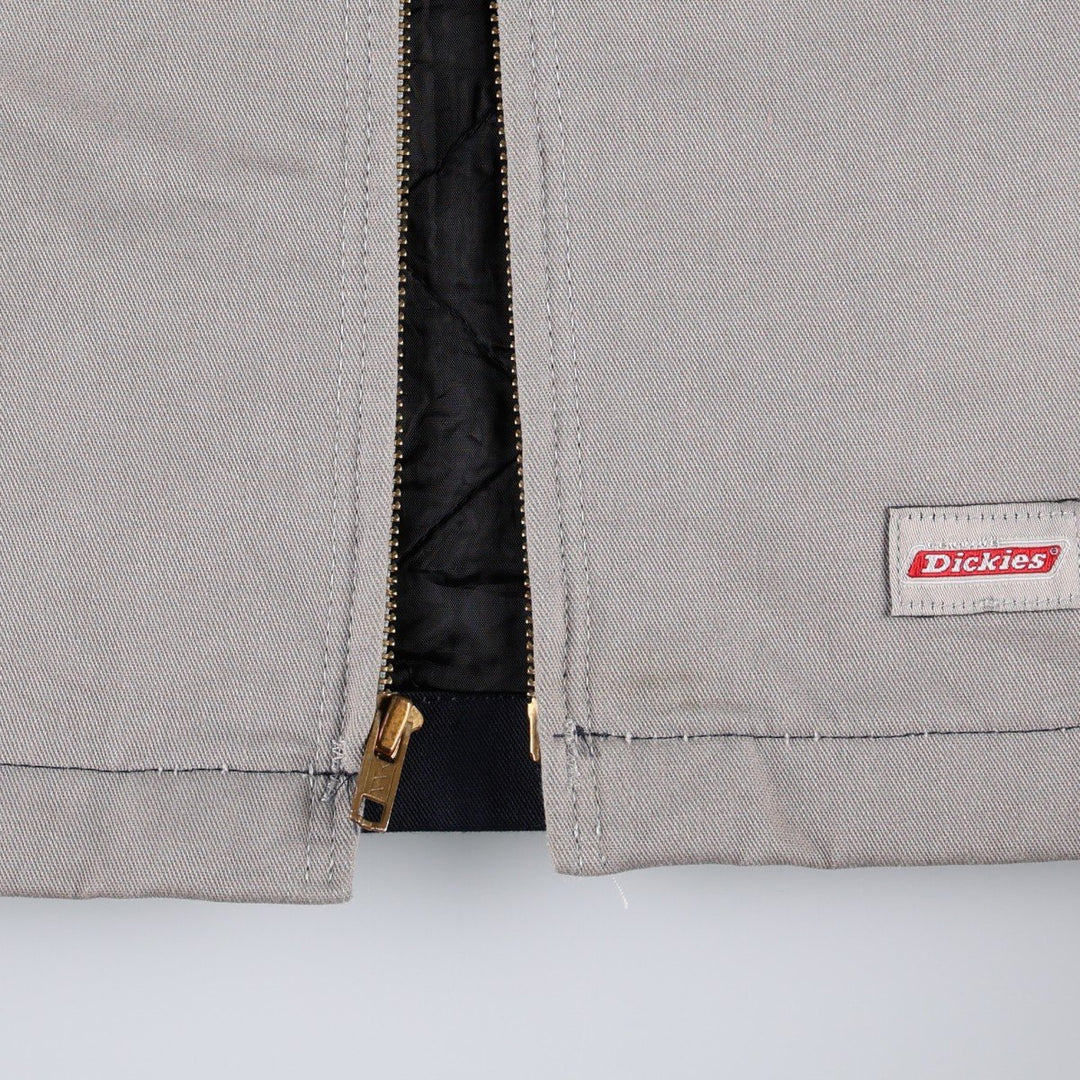 Dickies padded two-tone work jacket, men's size L (approx.) polyester navy blue type Vintage Second Hand