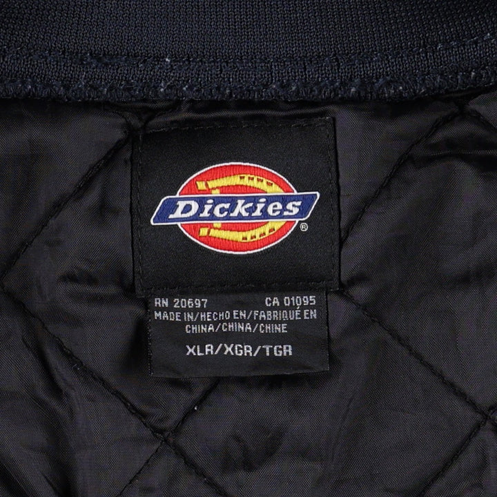 Dickies padded work jacket, men's size XL polyester navy blue type Vintage Second Hand