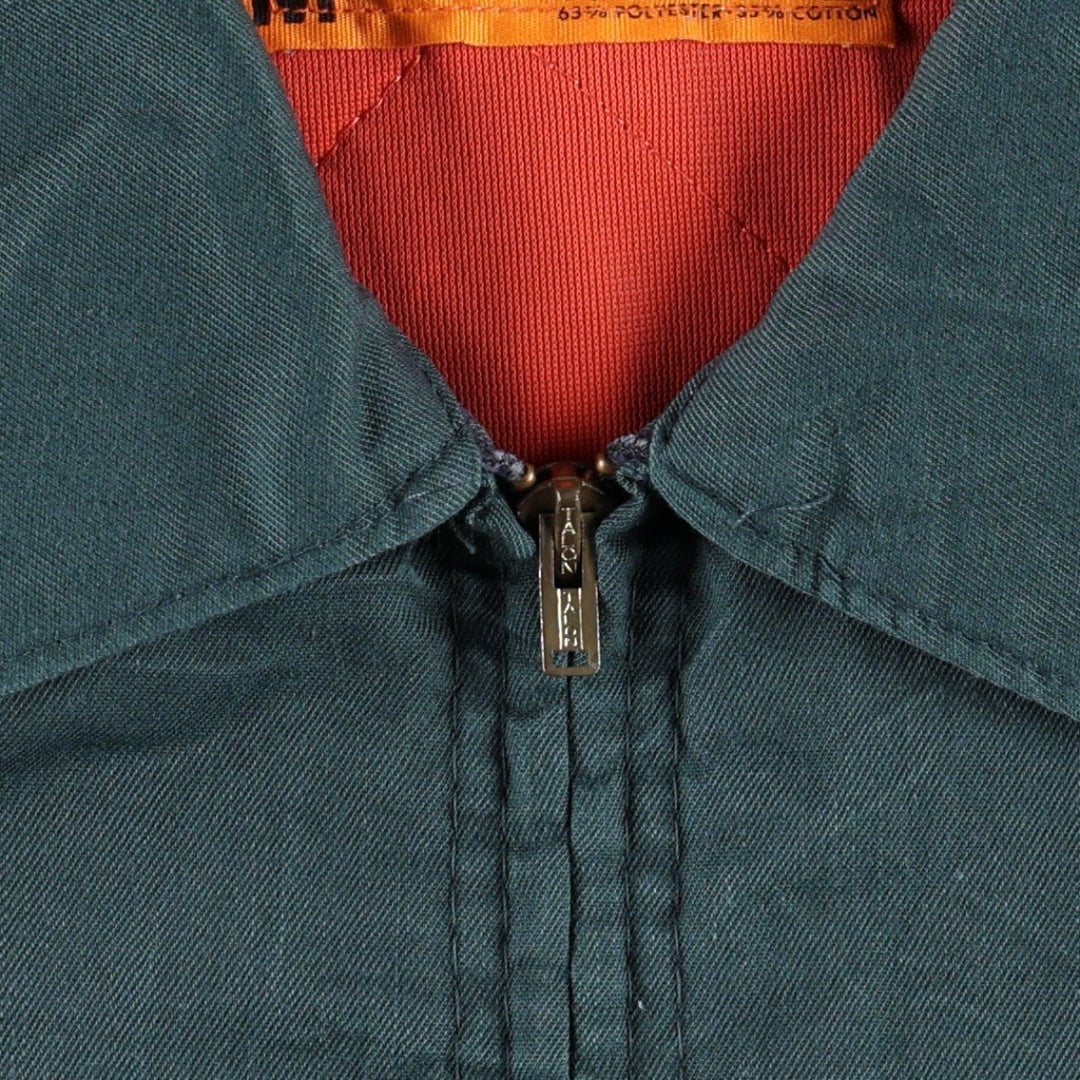 ~1980'S M.Setlow and Son Inc. Padded Work Jacket, Men's Size M (Equivalent), Vintage polyester green type Vintage Second Hand