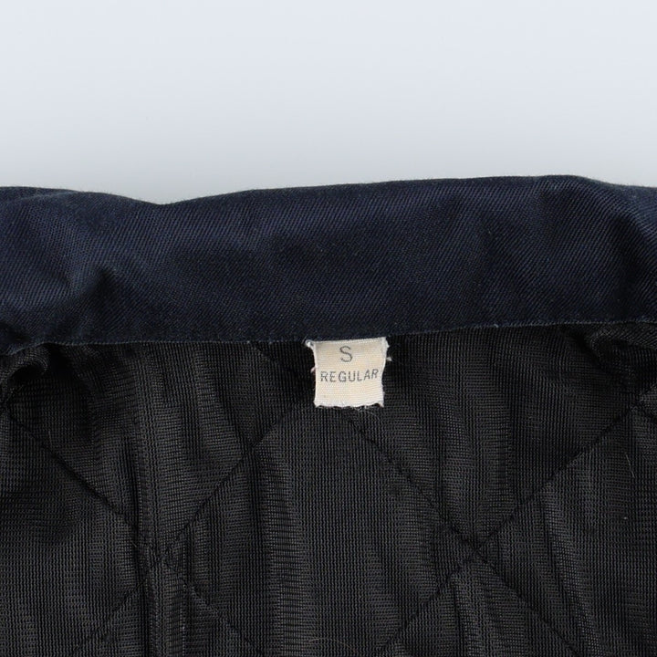 Perfect Padded Work Jacket, Made in USA, Men's Size S (Equivalent), Vintage polyester navy blue type Vintage Second Hand