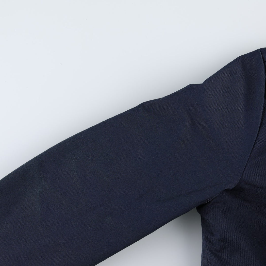 Perfect Padded Work Jacket, Made in USA, Men's Size S (Equivalent), Vintage polyester navy blue type Vintage Second Hand