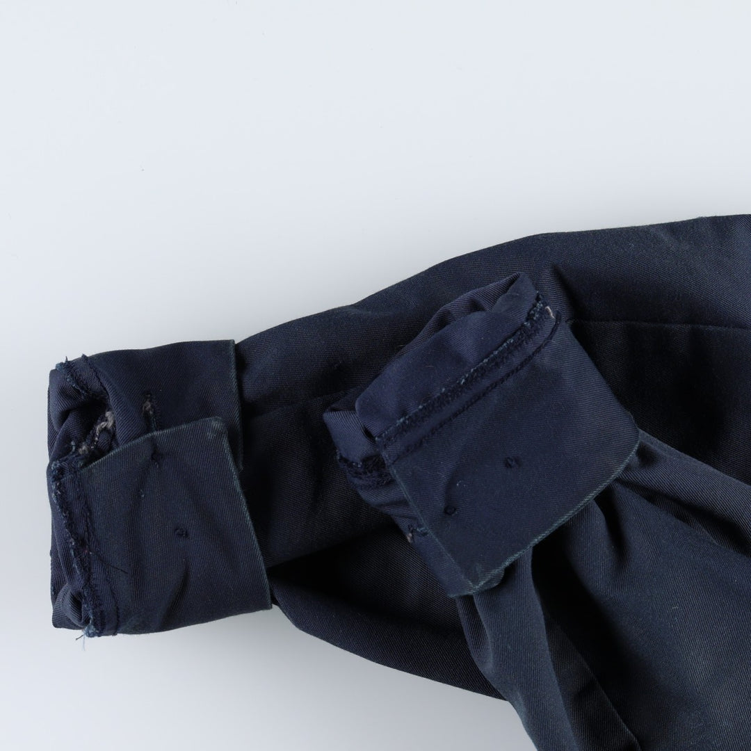 Perfect Padded Work Jacket, Made in USA, Men's Size S (Equivalent), Vintage polyester navy blue type Vintage Second Hand