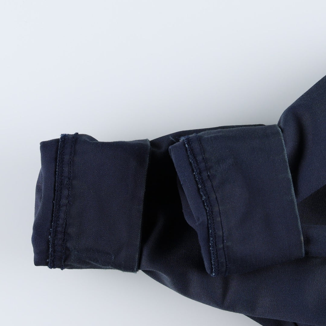 Perfect Padded Work Jacket, Made in USA, Men's Size S (Equivalent), Vintage polyester navy blue type Vintage Second Hand
