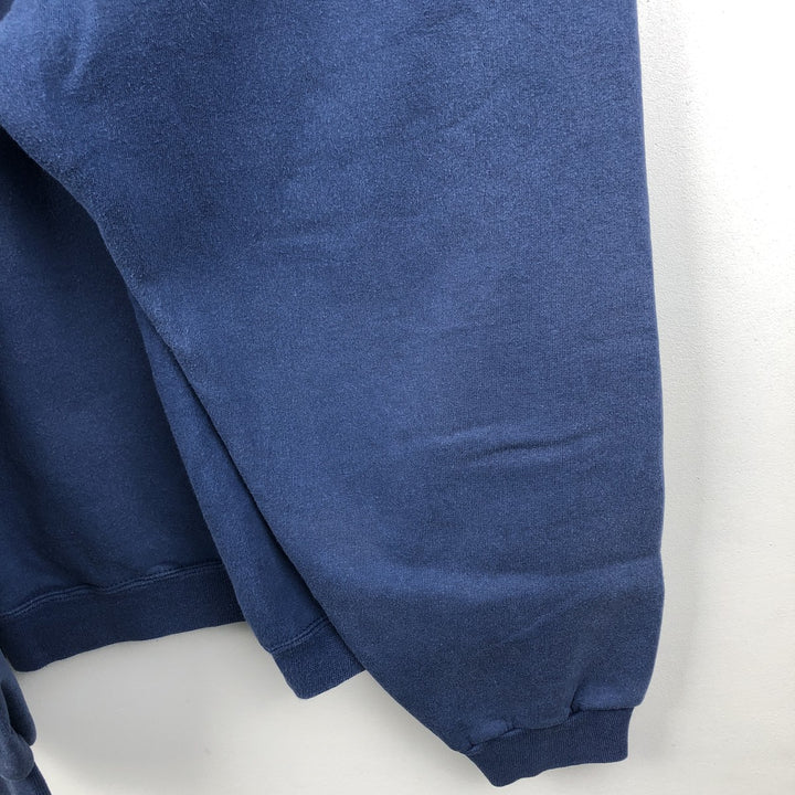 2000'S Champion AUTHENTIC ATHLETIC APPAREL Double Name Logo Sweatshirt (Men's XL equivalent) unclear blue type Vintage Second Hand