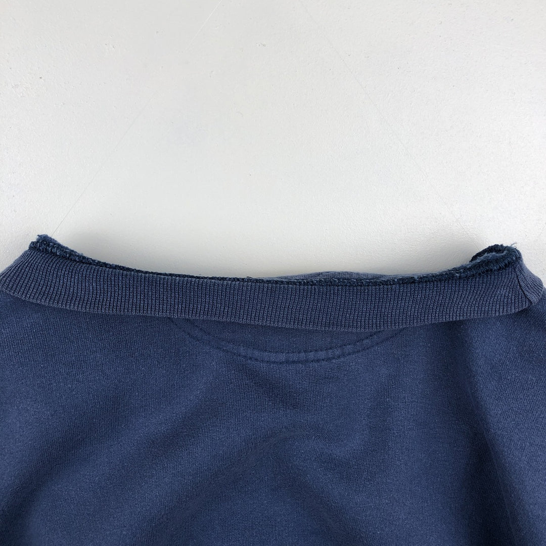 2000'S Champion AUTHENTIC ATHLETIC APPAREL Double Name Logo Sweatshirt (Men's XL equivalent) unclear blue type Vintage Second Hand