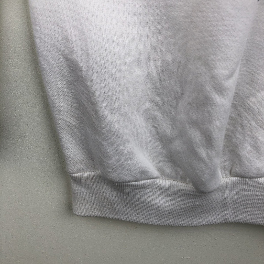 MICKEY MOUSE Mickey Mouse Character Sweatshirt, Made in USA, Men's Size XL (approx.) polyester white type Vintage Second Hand