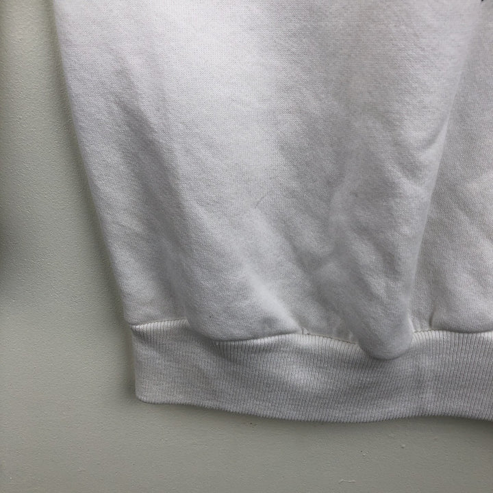 MICKEY MOUSE Mickey Mouse Character Sweatshirt, Made in USA, Men's Size XL (approx.) polyester white type Vintage Second Hand