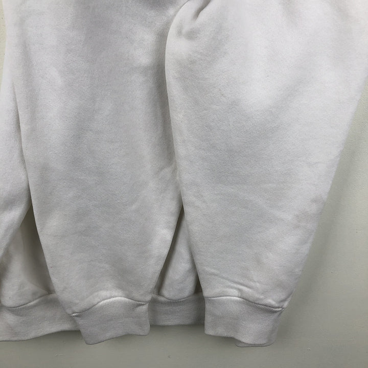 MICKEY MOUSE Mickey Mouse Character Sweatshirt, Made in USA, Men's Size XL (approx.) polyester white type Vintage Second Hand