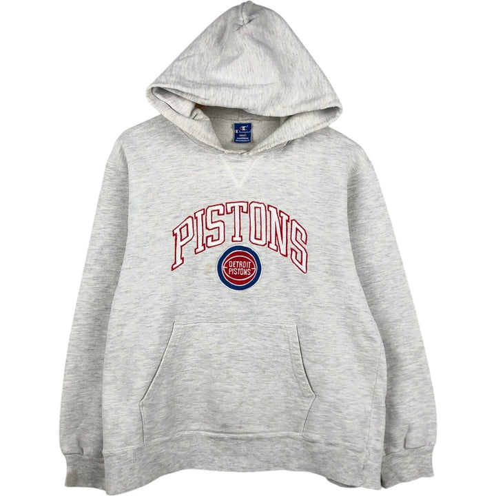 90'S Champion sweatshirt pullover hoodie, made in USA, men's size L equivalent, vintage. cotton white type Vintage Second Hand