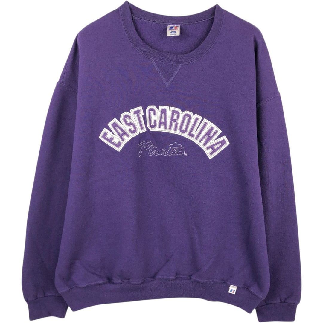 Russell College Sweatshirt, Men's XL cotton purple type Vintage Second Hand