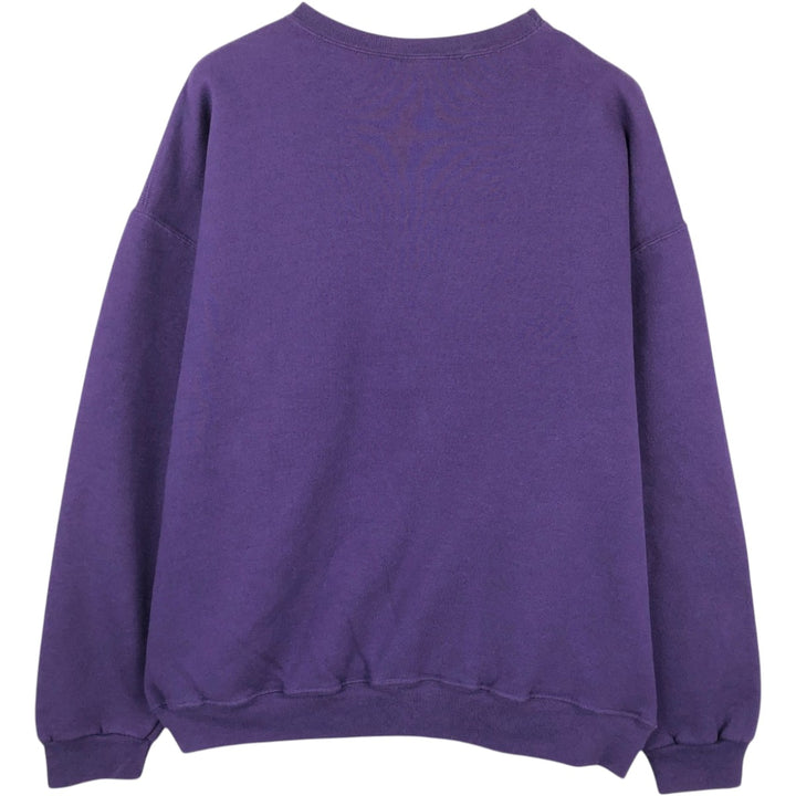Russell College Sweatshirt, Men's XL cotton purple type Vintage Second Hand