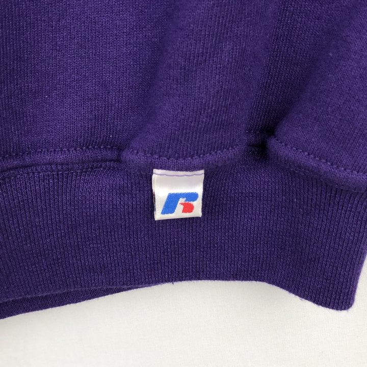 Russell College Sweatshirt, Men's XL cotton purple type Vintage Second Hand