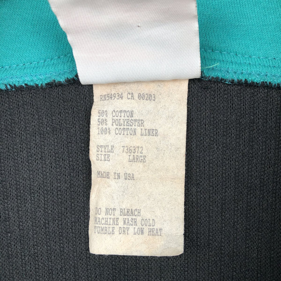 90'S SPEEDO sweatshirt pullover hoodie, made in USA, men's size L equivalent, vintage. cotton black type Vintage Second Hand