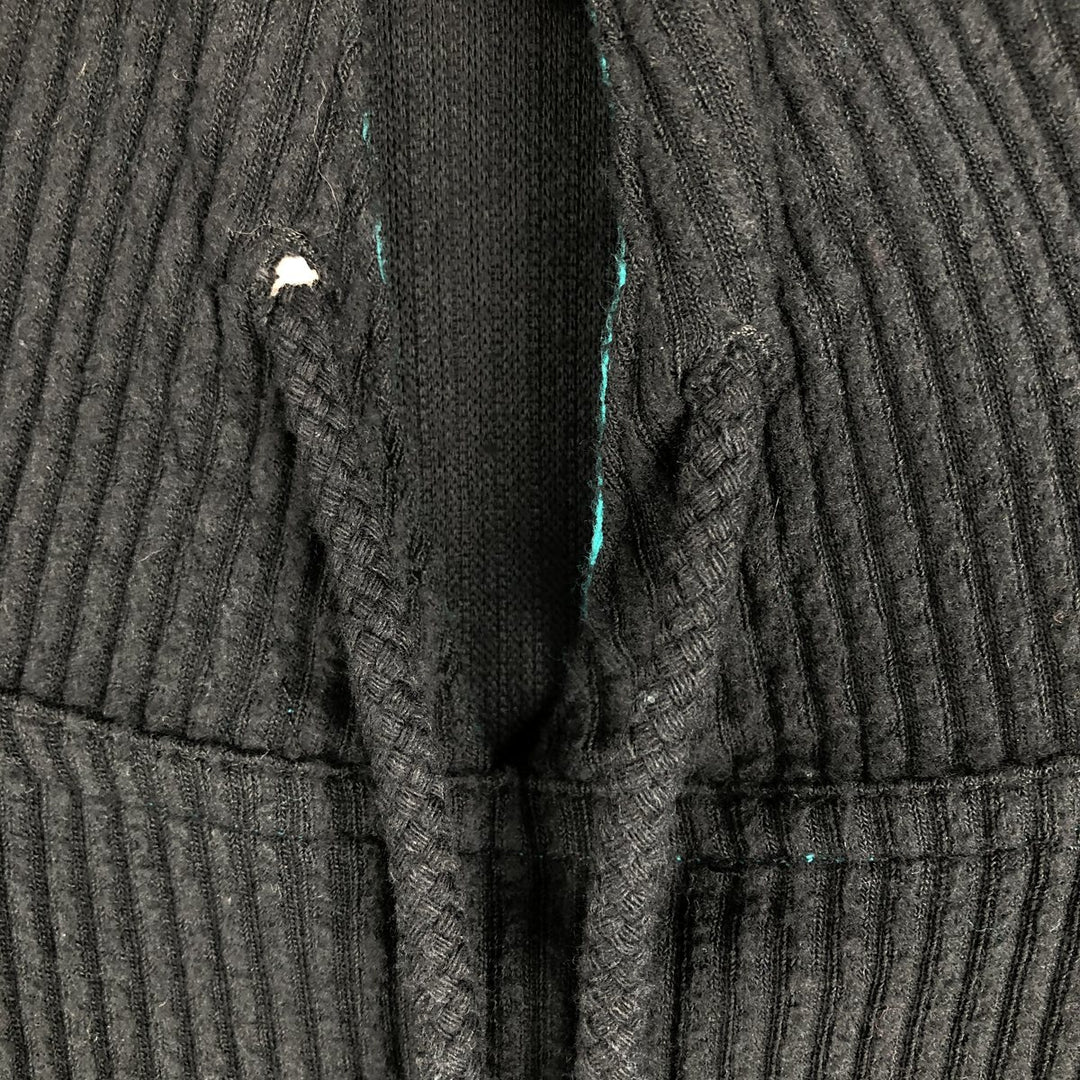 90'S SPEEDO sweatshirt pullover hoodie, made in USA, men's size L equivalent, vintage. cotton black type Vintage Second Hand
