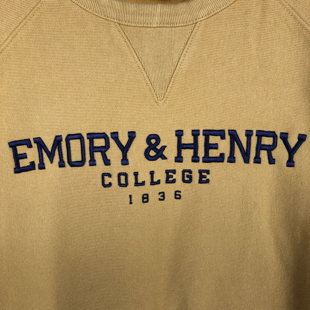 Champion REVERSE WEAVE Reverse Weave College Sweatshirt Trainer Men's M size cotton yellow type Vintage Second Hand