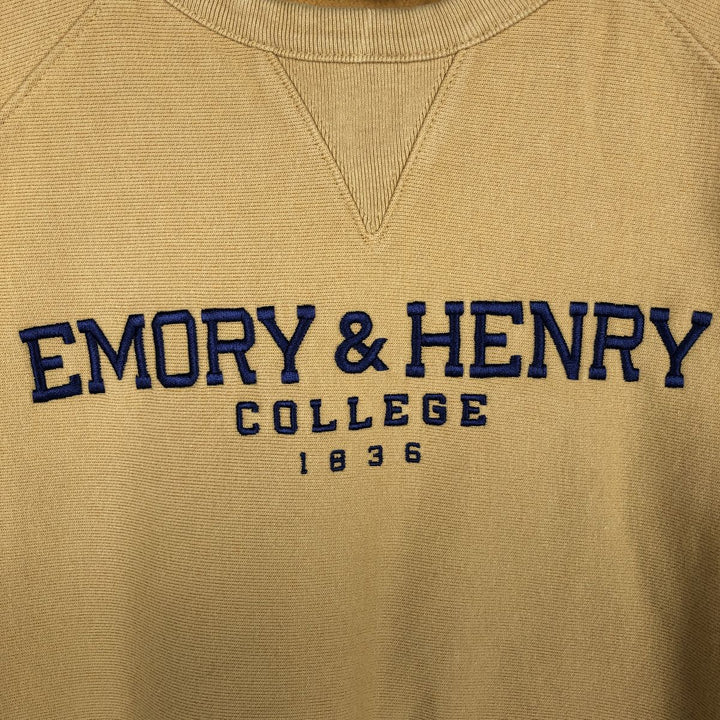 Champion REVERSE WEAVE Reverse Weave College Sweatshirt Trainer Men's M size cotton yellow type Vintage Second Hand