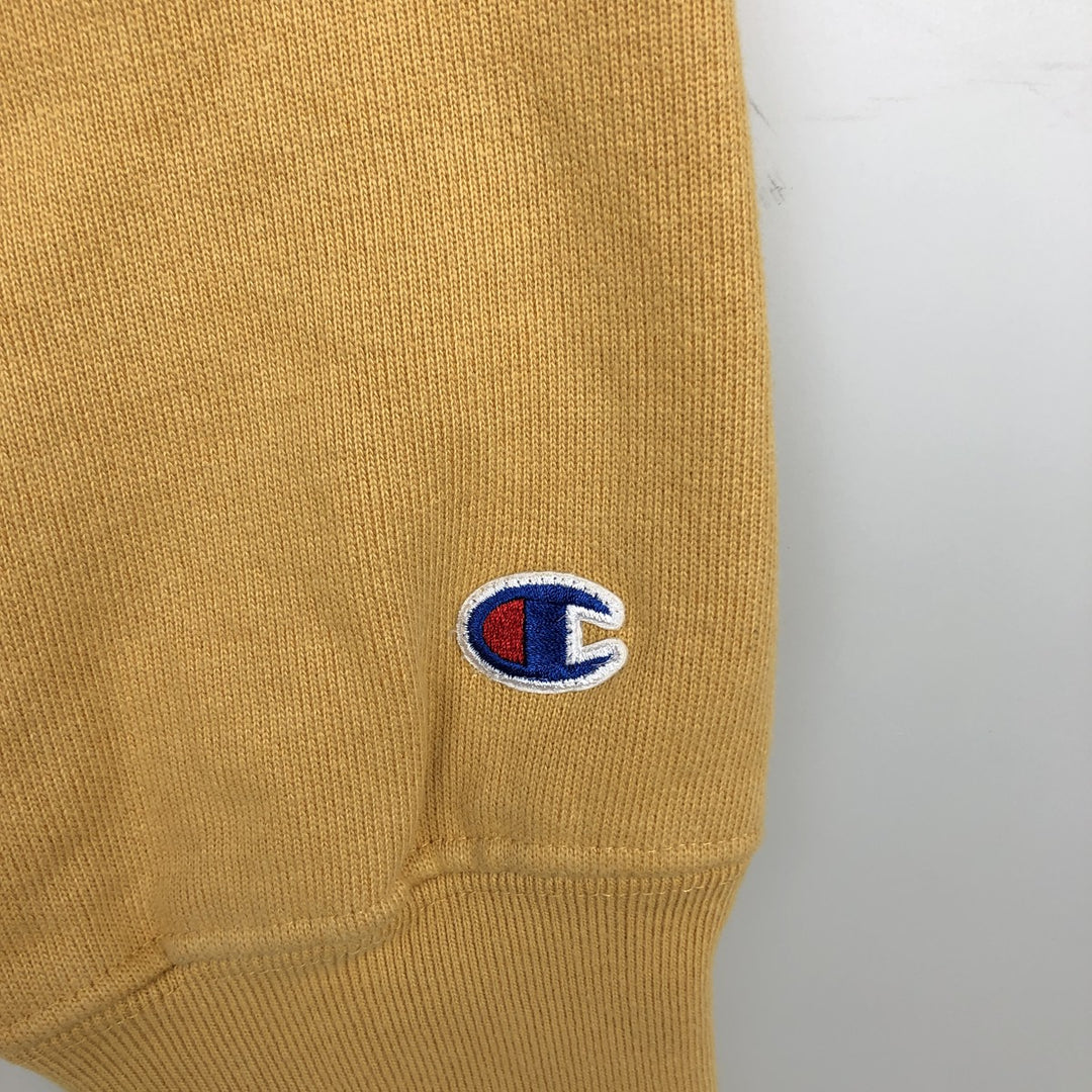 Champion REVERSE WEAVE Reverse Weave College Sweatshirt Trainer Men's M size cotton yellow type Vintage Second Hand