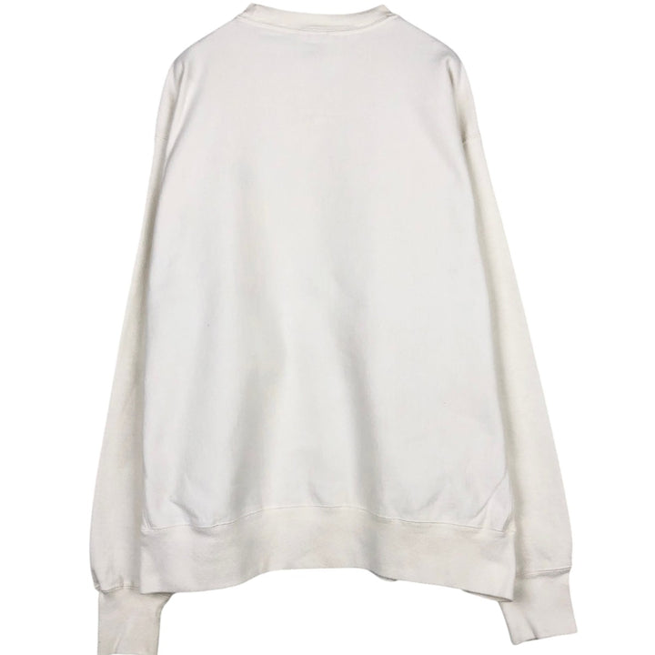 Champion REVERSE WEAVE Reverse Weave One-Point Logo Sweatshirt, Men's XL cotton white type Vintage Second Hand