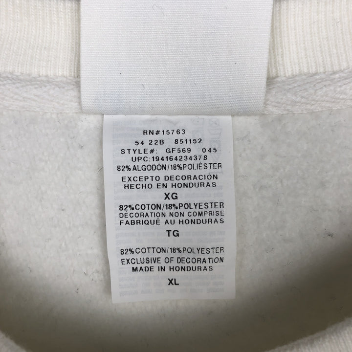 Champion REVERSE WEAVE Reverse Weave One-Point Logo Sweatshirt, Men's XL cotton white type Vintage Second Hand